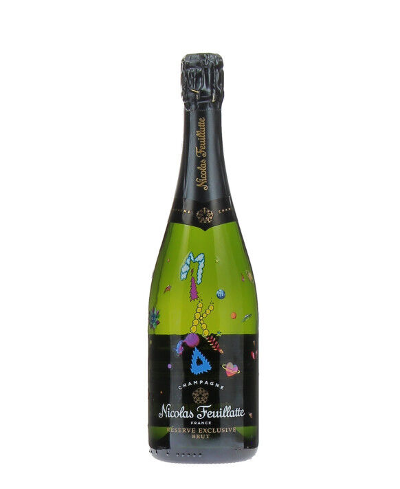 Champagne Nicolas Feuillatte Brut R&eacute;serve Exclusive Mika Edition Limit&eacute;e S&eacute;rigraphi&eacute;e