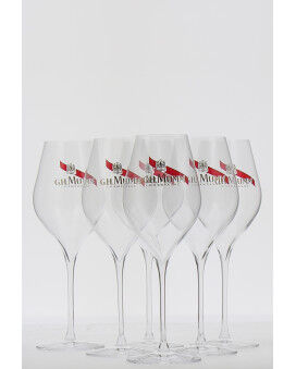 Coffret 6 Verres à Dégustation 32cl GH Mumm (Produit Officiel)