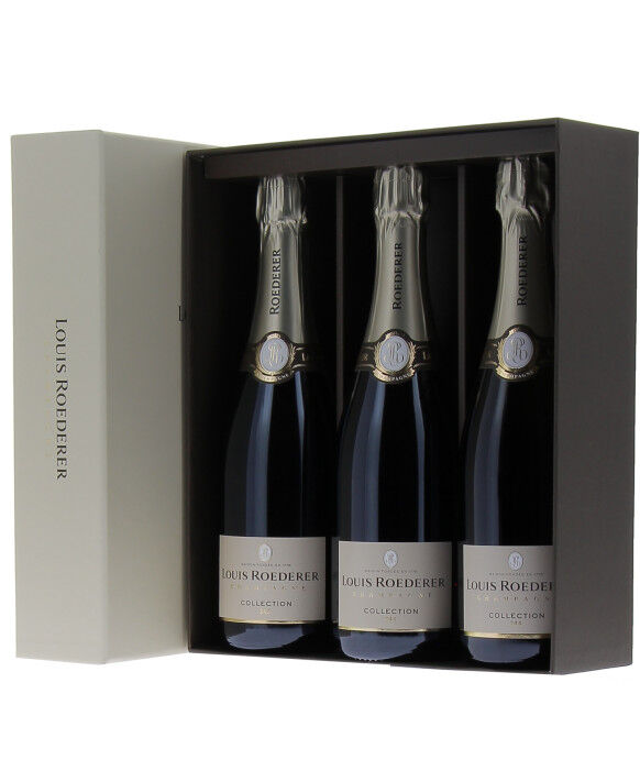 Champagne Louis Roederer Coffret Trilogie Collection 242, 243, 244 75cl