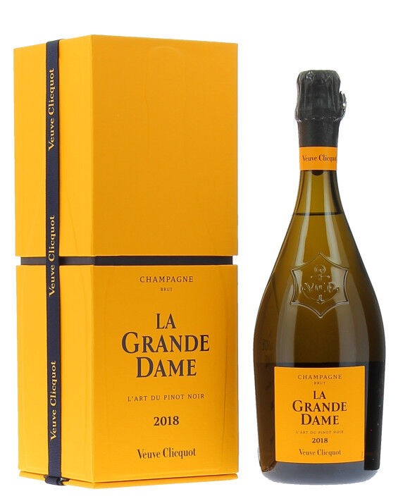 Champagne Veuve Clicquot La Grande Dame Blanc 2018 in gift box