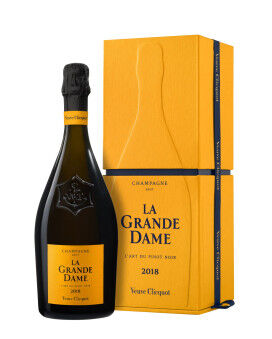 Champagne Veuve Clicquot La Grande Dame Blanc 2018 in gift box