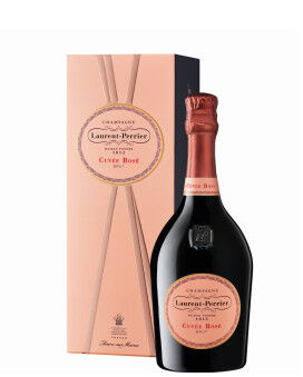 Champagne Laurent-perrier Cuv&eacute;e Ros&eacute; casket