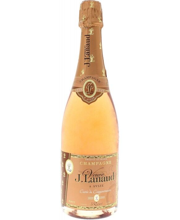 Champagne Veuve Lanaud Cuv&eacute;e du Cinquantenaire Ros&eacute; Bio 75cl
