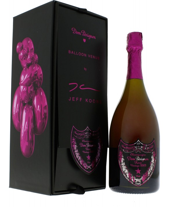Champagne Dom Perignon Rosé Vintage 2003 Jeff Koons 75cl