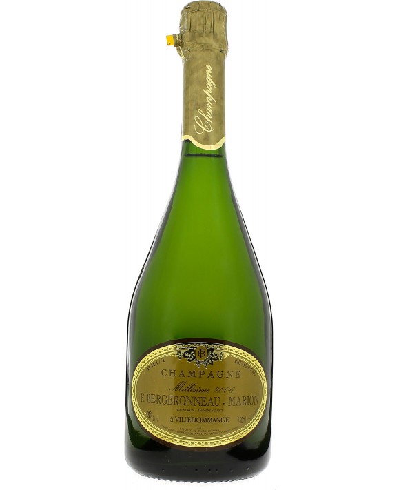 Champagne Bergeronneau Marion Brut 2006 75cl